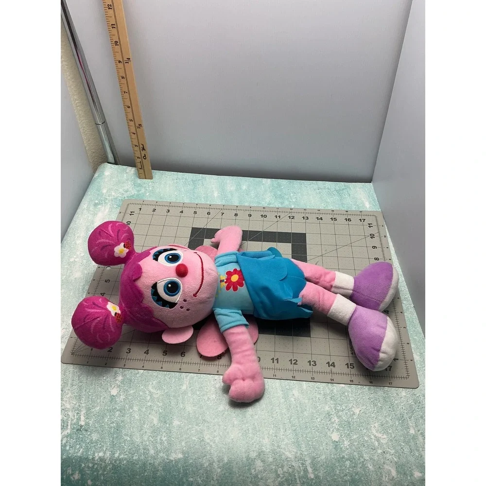 Sesame Street Abby‎ Cadabby Pink Fairy Plush Stuffed Animal Toy 15 Inch
